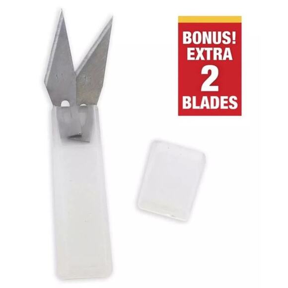 Precision Utility Knife Cutter w/Replaceable Steel Blade Safety Arts Craft Tool - Picture 4 of 8